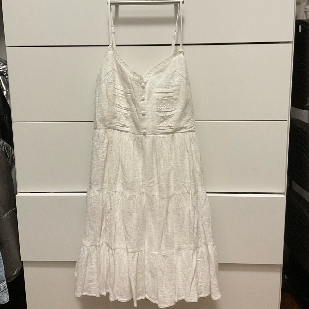 White Summer Mini Dress